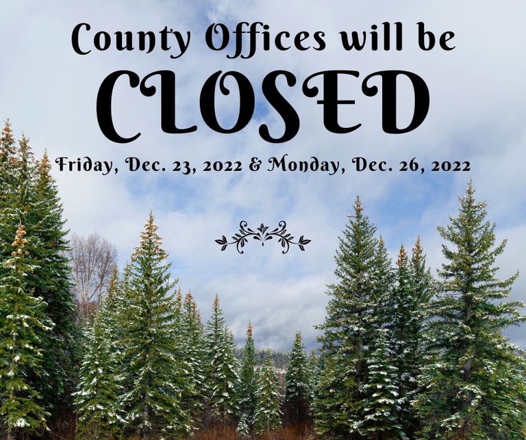 County of Del Norte, California County Offices Closed